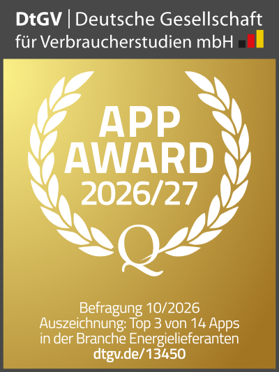 Auszeichnung DtGV App Award 2026/27 für die Yello App