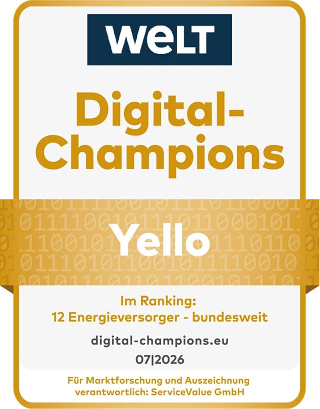 Testsiegel Digital-Champion WELT 2026 Gold Testsiegel Image Digital-Champion WELT 2026 Gold